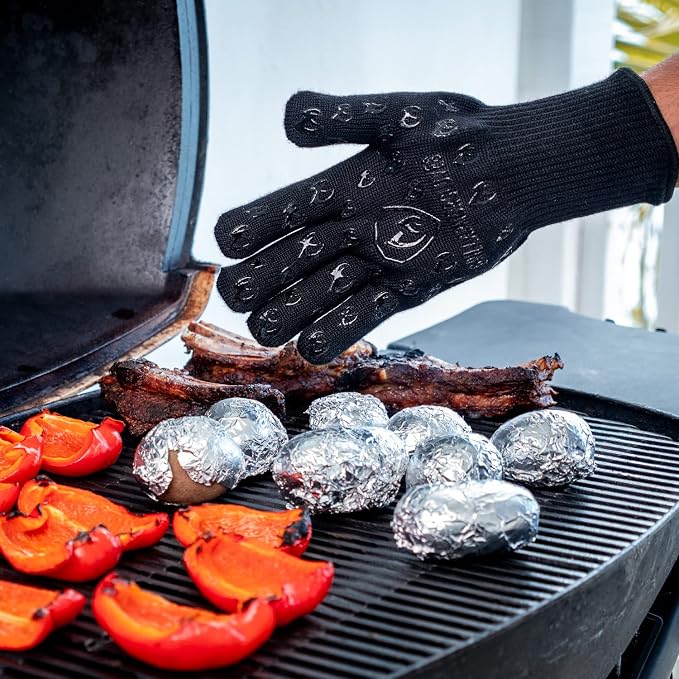 Grill Armor Oven Gloves 932°F Extreme Heat & Cut Resistant Oven Mitts - Image 4