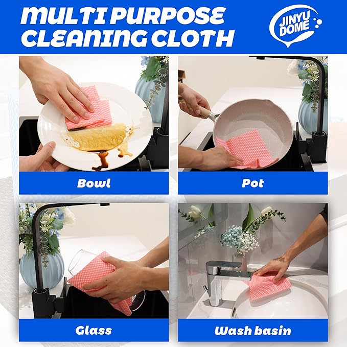 Disposable Kitchen Cleaning Cloths Dish Towels Dish Cloth Reusable Cloths - Image 4