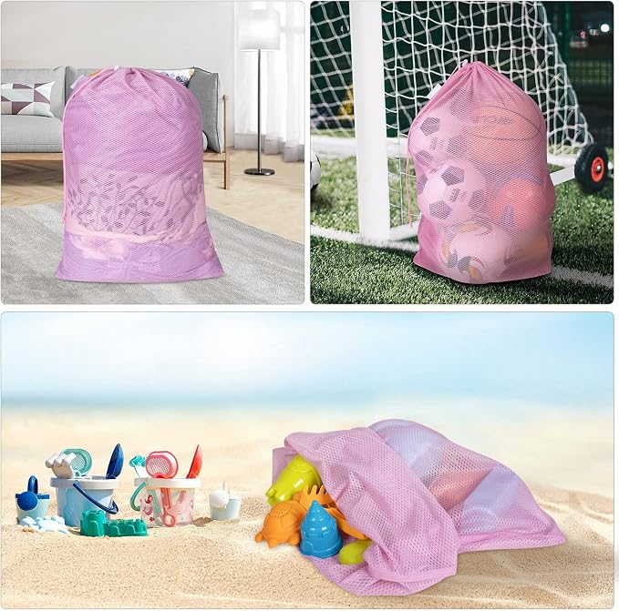 Polecasa Heavy Duty Diamond Large Mesh Laundry Bag - Image 7