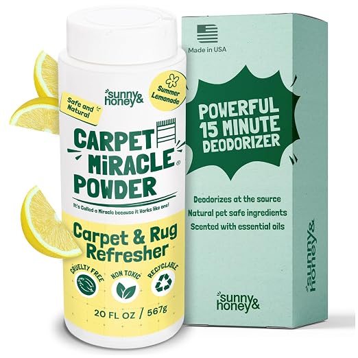 Sunny & Honey Carpet Deodorizer Powder - 20 Oz by SunnyHoney