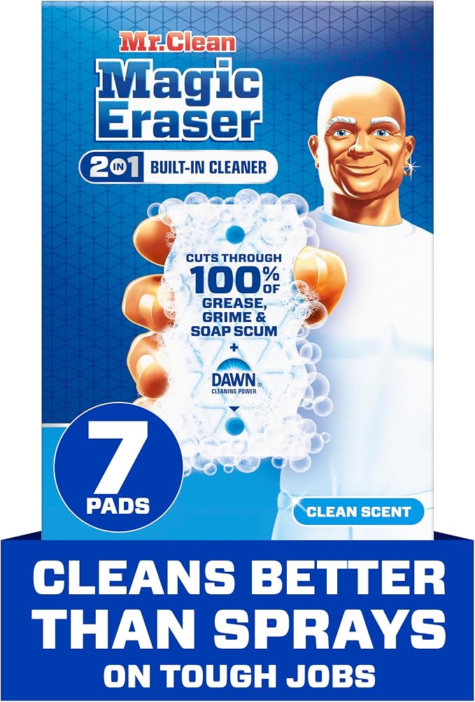 Mr. Clean Magic Eraser Foaming Sponge, All Purpose Cleaner, Dawn Cleaning Power by MrClean