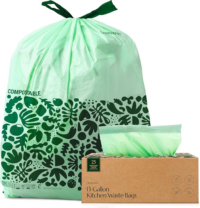 Cleanomic Compostable* Trash Bags by Cleanomic