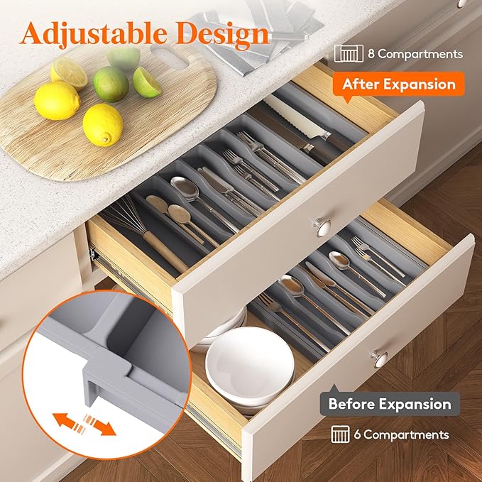 Lifewit Deep Silverware Drawer Organizer - Image 5
