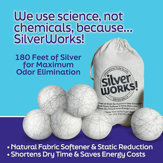 Wool Dryer Balls Laundry Reusable - Image 2