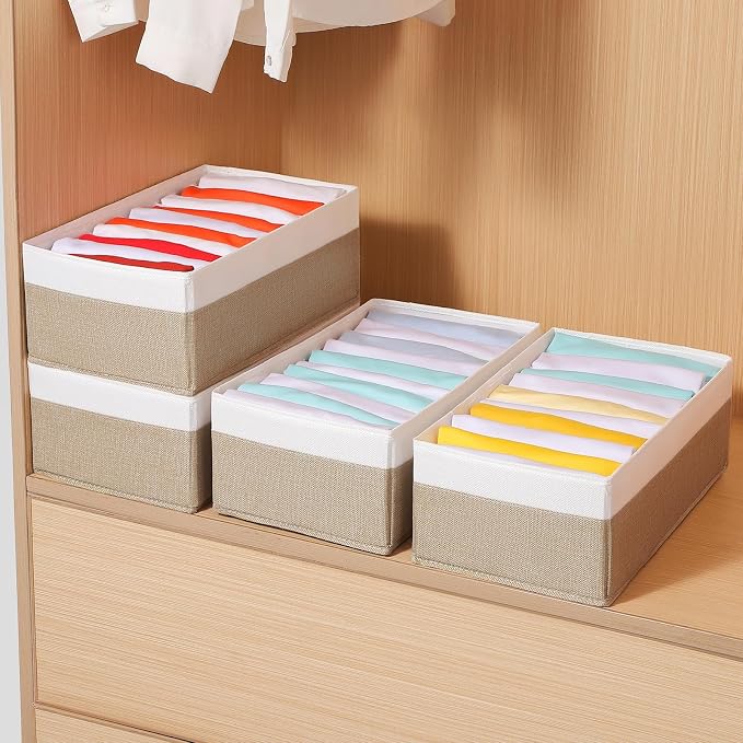 4 Packs T-shirt Drawer Organizers - Image 4