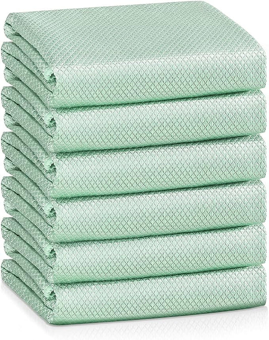 Nanoscale Cleaning Cloth, Easy Clean Fish Scale Microfiber Glass Cleaning by VPMURUGA