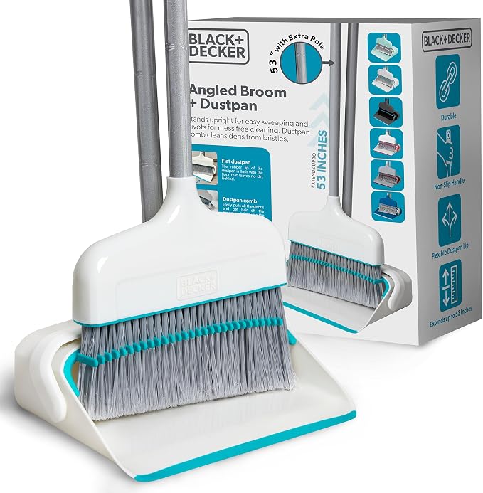 BLACK+DECKER Butler Broom and Dustpan Set by BLACKDECKER