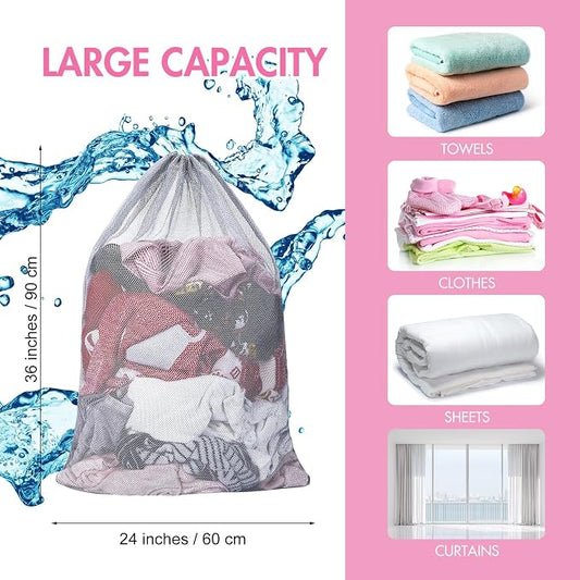 Berlune 30 Pack 24 x 36 Inches Large Mesh Bags - Image 2