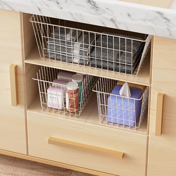 SANNO 15.7in Freezer Baskets Bins