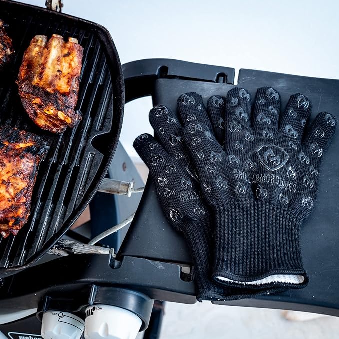 Grill Armor Oven Gloves 932°F Extreme Heat & Cut Resistant Oven Mitts - Image 5