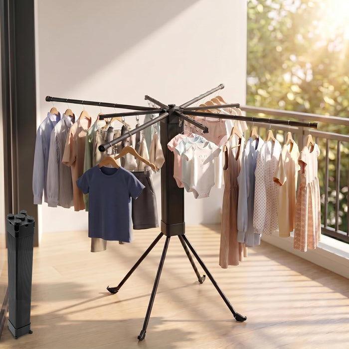 Laundry Drying Rack Collapsible, Foldable Clothes Drying Rack