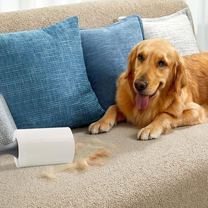 Lint Roller for Pet Hair 500 Sheets Extra Sticky Pet Hair Remover for Clothes - Image 7