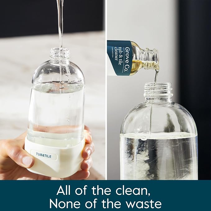 Grove Co. Tub and Tile Cleaner Refill Concentrate + 1 x Reusable Glass Spray - Image 4