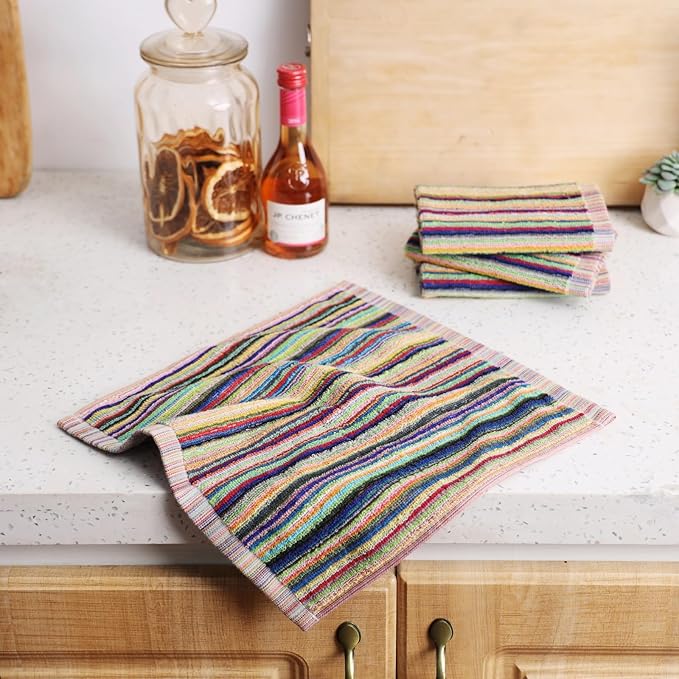 Oeleky Kitchen Dishcloths for Washing Dishes, Ultra Absorbent Dish Rags - Image 5