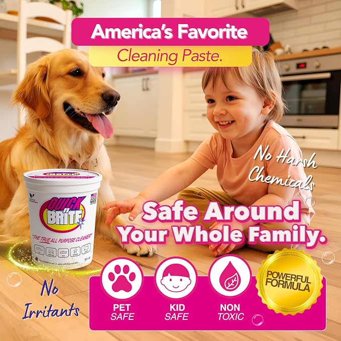 Quick 'n Brite All Purpose Cleaning Paste – Miracle Cleaner - Image 4