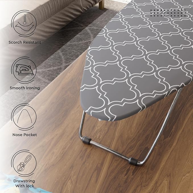 Encasa XO Ironing Board Cover and Pad 28"x12" - Image 7