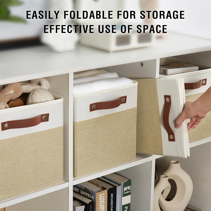 Collapsible Fabric Storage Cube Bins - Image 4