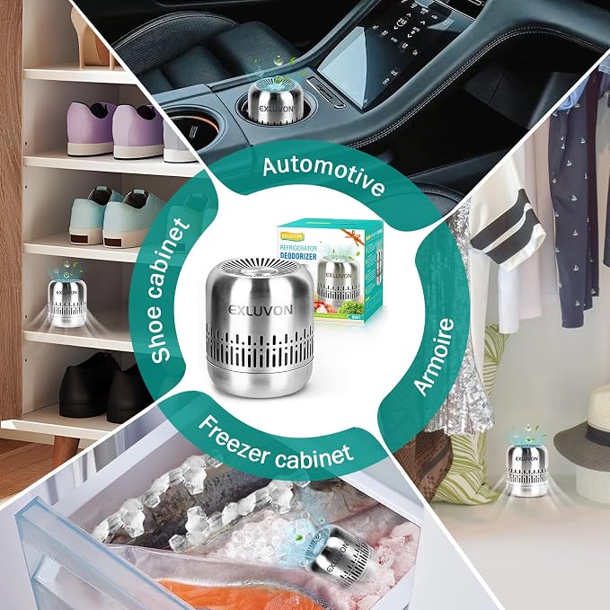 Refrigerator Deodorizer, Lasts for 10 Years Fridge Deodorizer Kitchen Gadgets - Image 6