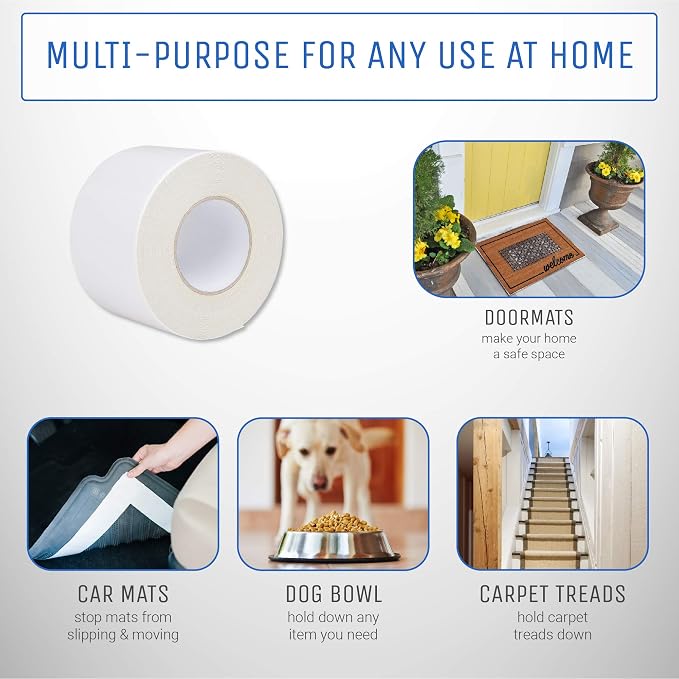 Strongest Double Sided Carpet Tape, 2 Inch by 40 Yard, 120 feet! 2X More! 5 - Image 4