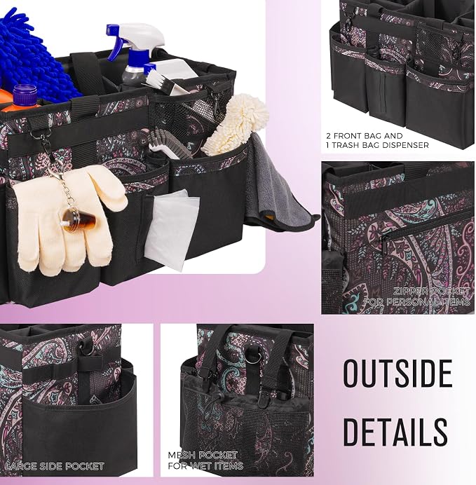 Wearable Cleaning Caddy, Cleaning Caddy Supplies Organizer - Image 3