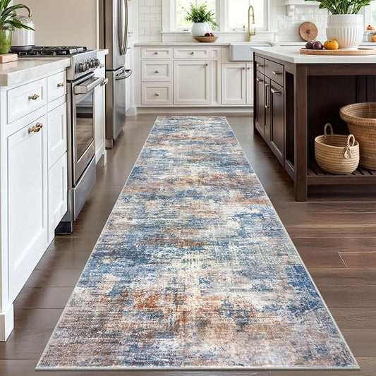 IOHOUZE Abstract Runner Rug 3x12 Ft Washable Runners - Image 2