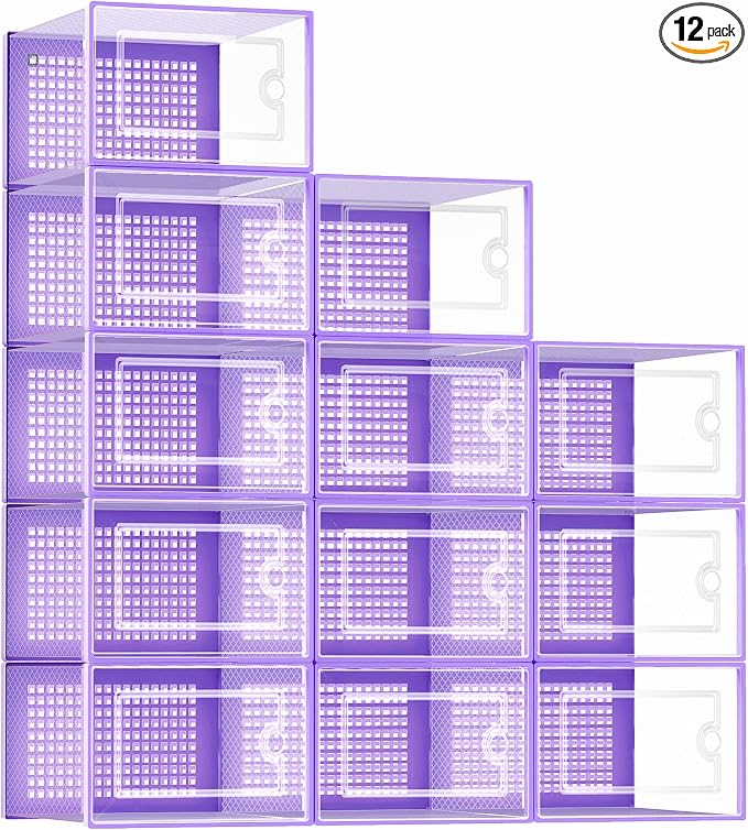 Kuject Shoe Organizers Storage Boxes by Kuject