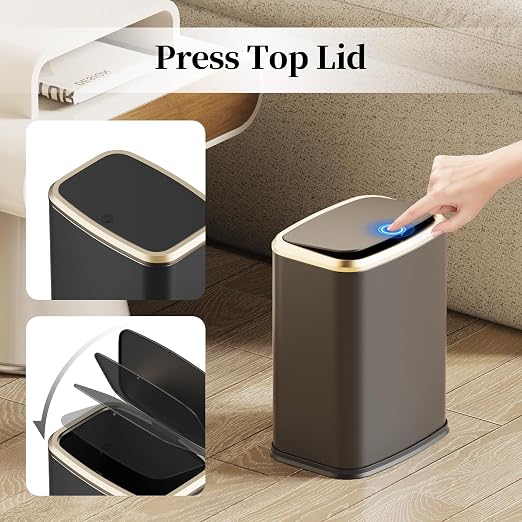 2.1 Gallon Bathroom Trash Can - Image 3