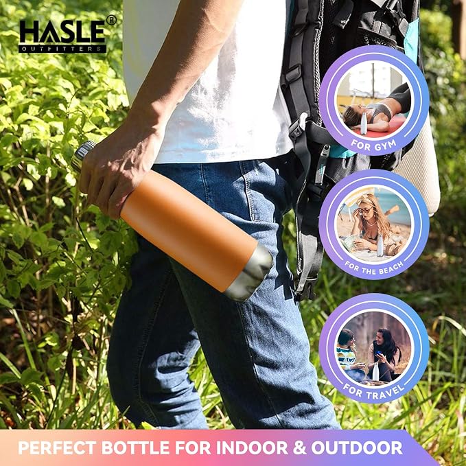 HASLE OUTFITTERS 17oz Stainless Steel Water Bottles Bulk, Vacuum Insulated - Image 6