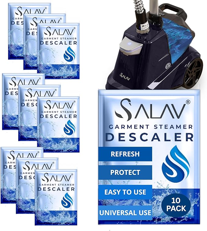 Garment Steamer Descaling Solution Decalcifier Packets by SALAV