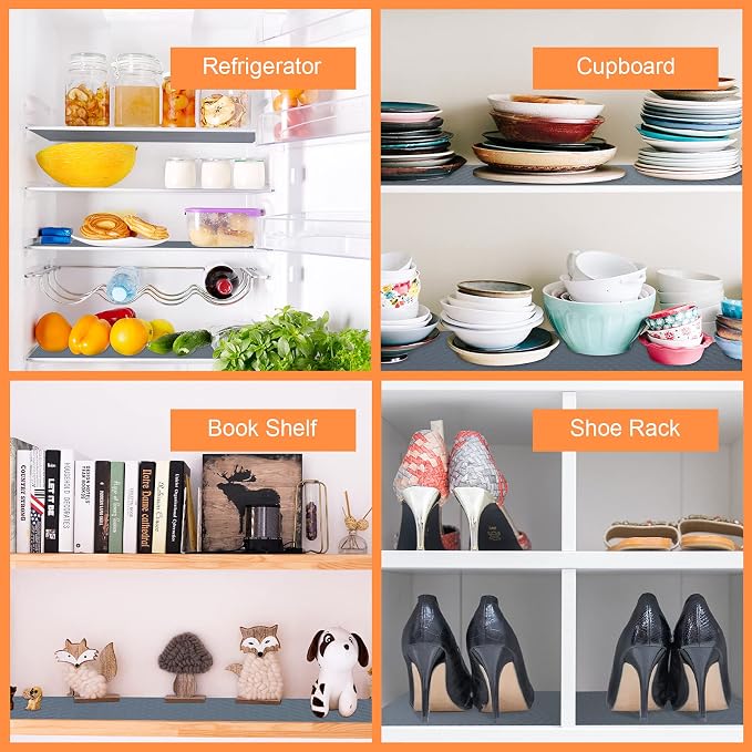 Shelf Liners for Kitchen Cabinets Refrigerator Liners Waterproof & Oil-Proof - Image 2