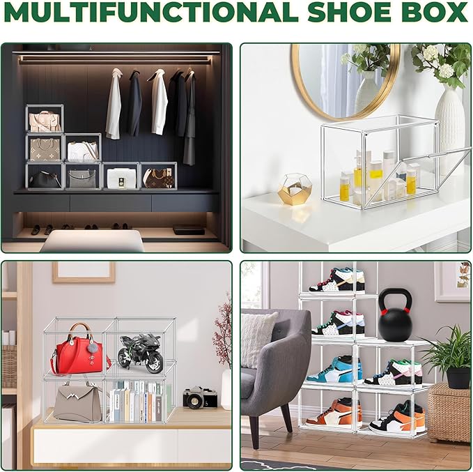 12 Pack Thicken Shoe Rack Organizer - Image 6