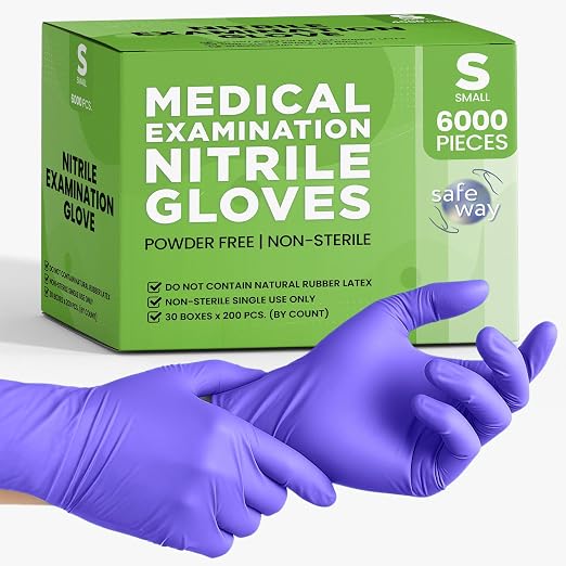 SafeWay Nitrile Disposable Gloves — Multi-Purpose Powder-Free, Medical Use by safeway