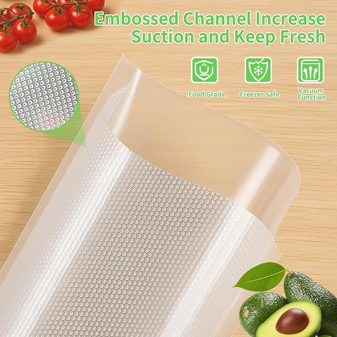 MakMeFre 11” x 150’ Vacuum Sealer Bags Rolls - Image 5