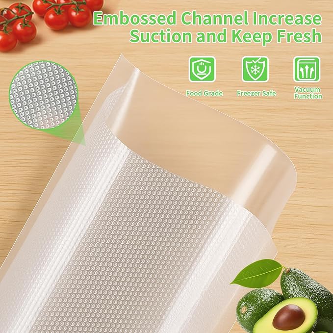 MakMeFre 2Pack 11x50 Vacuum Sealer Bags Rolls - Image 5