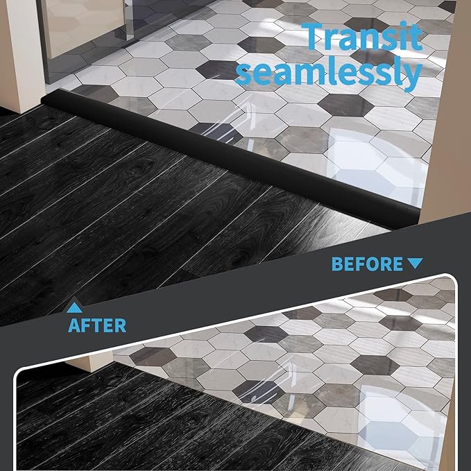 Art3d Self Adhesive Vinyl Floor Transition Strip, Laminate Floor Strip Floor - Image 3