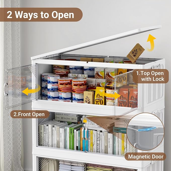 220Gal Plastic Stackable Storage Bins - Image 4