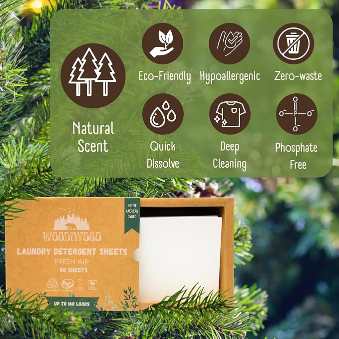 Laundry Detergent Sheets – Eco-Friendly, Hypoallergenic, Plant-Based Detergent - Image 2