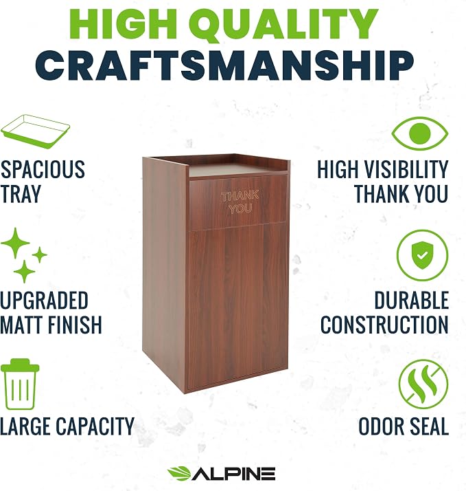 Alpine Restaurant Trash Can Cabinet - Image 5