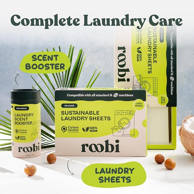 Roobi Laundry Detergent Sheets. Up to 128 Loads, Liquidless Detergent. Carbon - Image 9