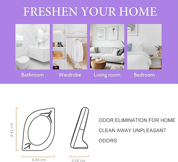 Air Freshener for Home, 4 Pack, Odor Eliminator for Small Area Closets Bathroom - Image 2