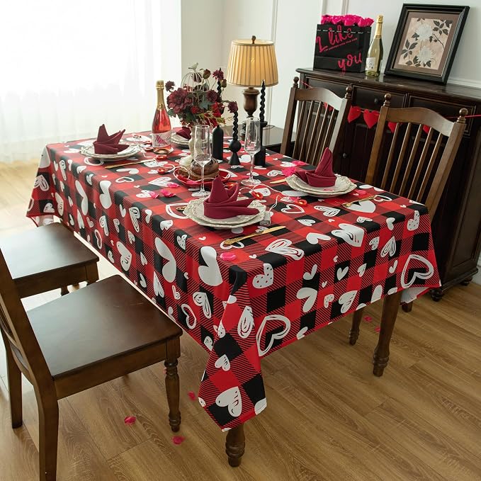 Waterproof Checkered Tablecloth Fabric - Image 5