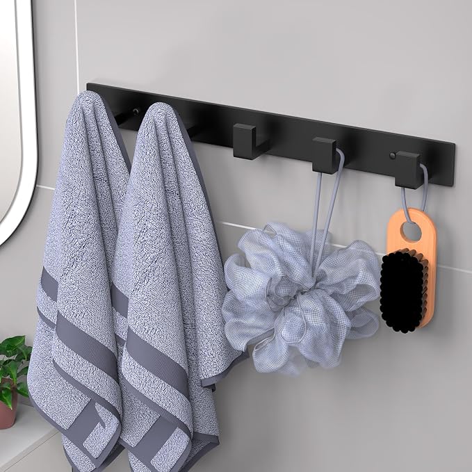 PMMASTO Coat Rack Wall Mount, Coat Hooks Wall Hooks - Image 3