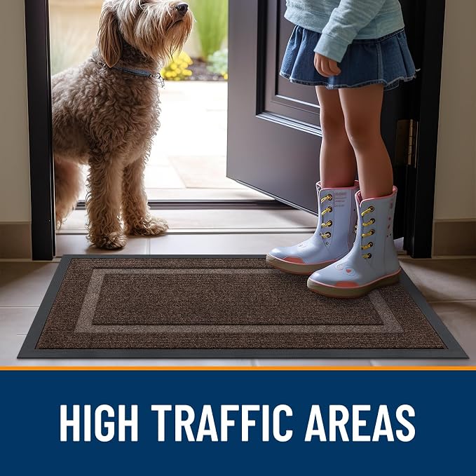 OLANLY Front Door Mat Indoor Outdoor Entrance, Waterproof All-Season, - Image 7
