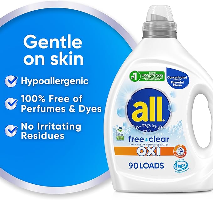 all Liquid Laundry Detergent, Free Clear - Image 4