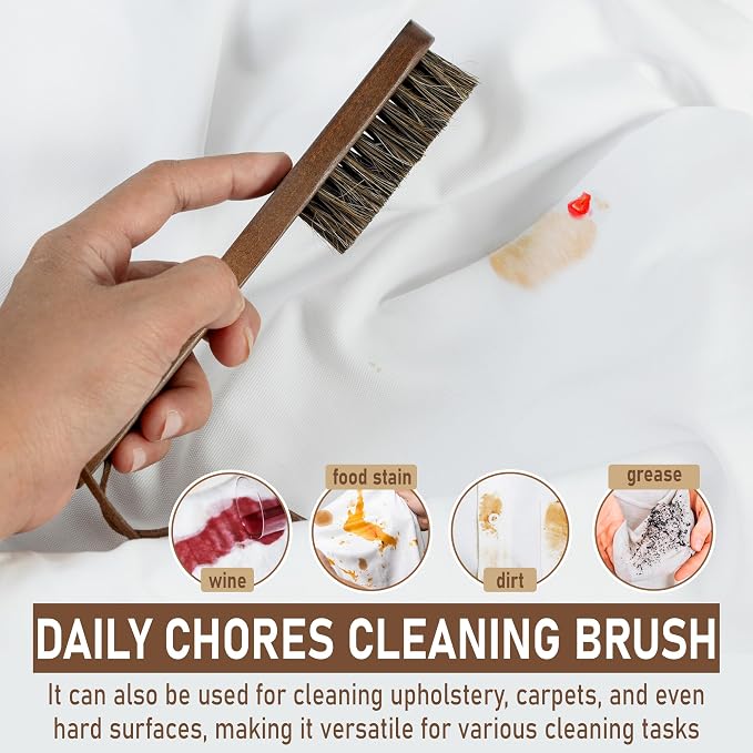 Takavu Horsehair Laundry Stain Brush Set - Image 4