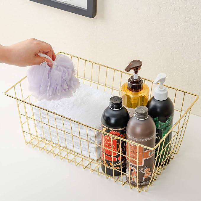 SANNO Wire Baskets Storage Baskets, Freezer Bakets Pantry Baskets Kitchen - Image 3