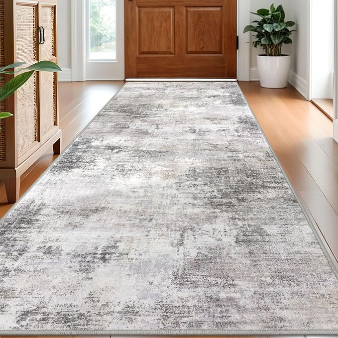 IOHOUZE Abstract Runner Rug 3x8 Ft Washable Runners by iOhouze