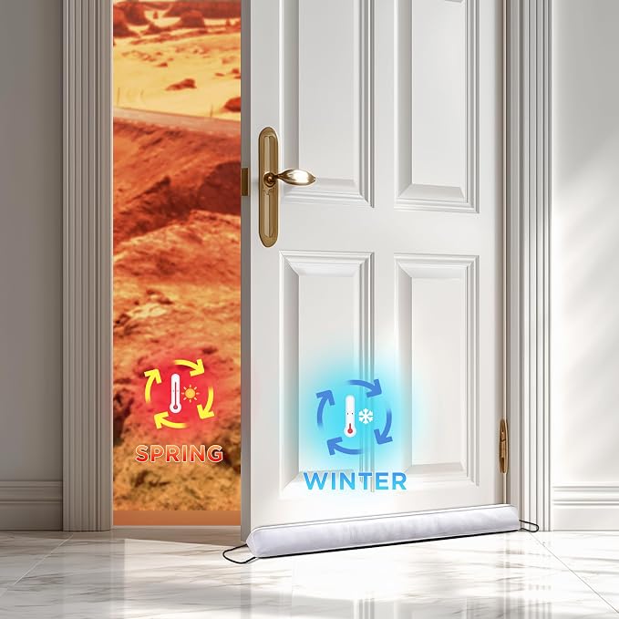Sunolga 38" Door Draft Stopper Blocks Hot and Cold Air - Image 7
