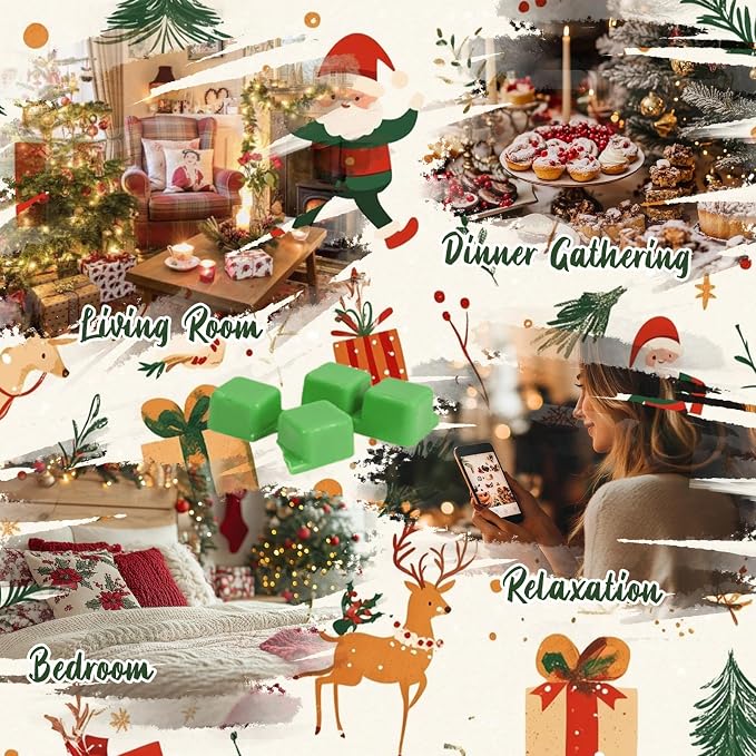 SCENTORINI Christmas Wax Melts, Scented Wax Melts 6 Pack - Image 7