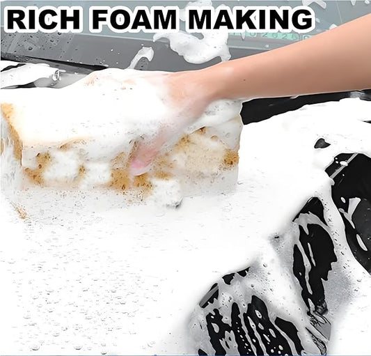 Car Wash Sponges, 5 Pack, Extra Soft Coral, Scratch Free, 8.3x4.38x2.8 inches - Image 2